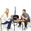 SizzleDelite 12" Wood Pellet Pizza Oven, Portable Stainless Steel-6