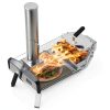 Outdoor Pizza Oven Mimiuo 12 inch Portable Wood Charcoal Oven-1
