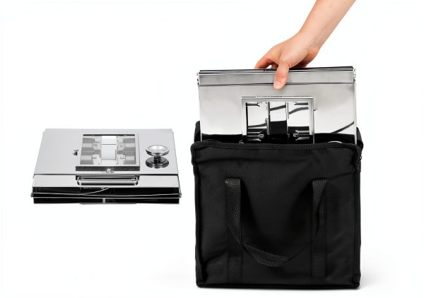Lineslife Foldable Camping Oven 304 Steel 2 Tier Grill CAMPHOME-4