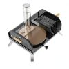 SizzleDelite 12" Wood Pellet Pizza Oven, Portable Stainless Steel-3