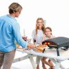 EchoSmile 12 inch Gas Outdoor Pizza Oven Black Propane 950F Fast Cook-8
