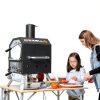 Wood Fired Pizza Maker PIZZELLO 2-Layer 26-Inch with Stone & Cover-1