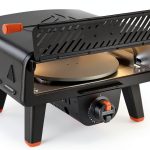 Blackstone 2404 Leggero Pro Portable Pizza Oven with 13" Rotating Cordierite Pizza Stone, Steel, Black-0