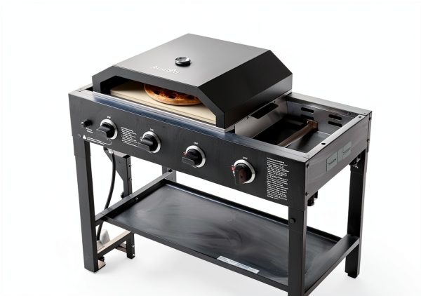 Stanbroil Pizza Oven for Blackstone 36 inch Griddle with Temp Gauge-5