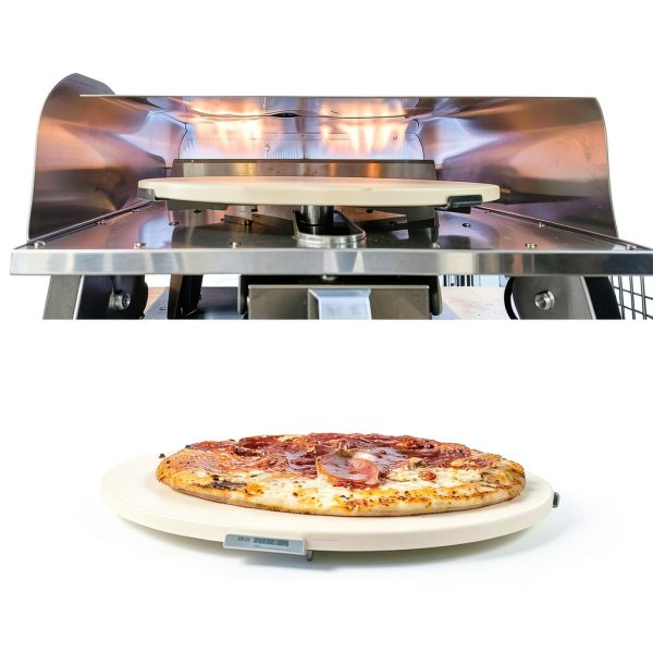 Outdoor Gas Pizza Oven MELLCOM XW00399SR 20" with 360° Rotating Stone-6
