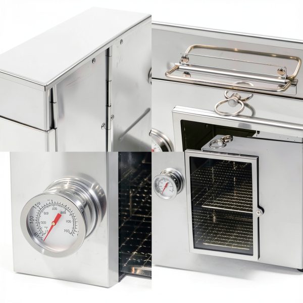 Lineslife Foldable Camping Oven 304 Steel 2 Tier Grill CAMPHOME-7
