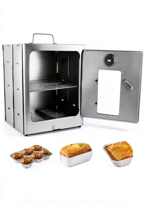 Modern Innovations Portable Camping Oven for Baking Cinnamon Rolls and-1