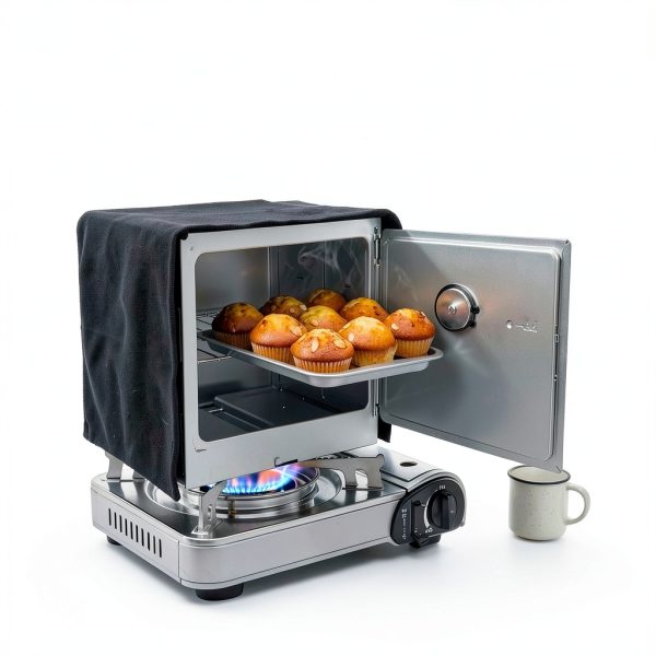 Camping Oven Cover by Buraku - Heat Resistant Burn Proof Blanket for-5