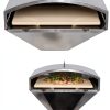 Green Mountain Grills Wood-Fired Steel Pizza Oven Attachment Accessory for Daniel Boone/Jim Bowie Model Grills with Square Pizza Stone, Silver-2
