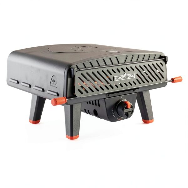 Blackstone 2404 Leggero Pro Portable Pizza Oven with 13" Rotating Cordierite Pizza Stone, Steel, Black-1