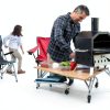 Wood Fired Pizza Maker PIZZELLO 2-Layer 26-Inch with Stone & Cover-6