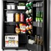 Outdoor Refrigerator KoolMore 21" Stainless 4.4 Cu Ft IPX4 Glass-1