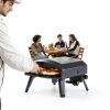 EchoSmile 12 inch Gas Outdoor Pizza Oven Black Propane 950F Fast Cook-7