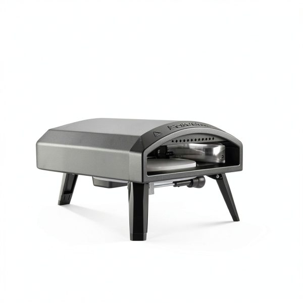 EchoSmile 12 inch Gas Outdoor Pizza Oven Black Propane 950F Fast Cook-1