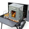 Lineslife Foldable Camping Oven 304 Steel 2 Tier Grill CAMPHOME-1