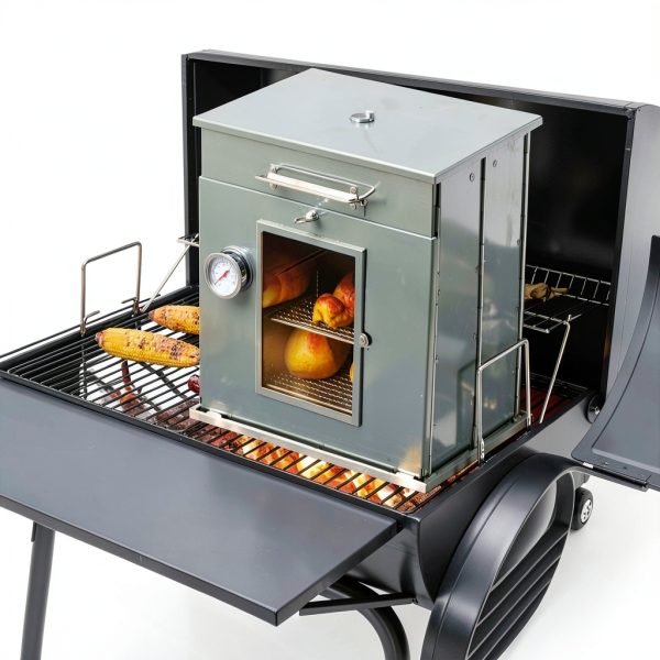 Lineslife Foldable Camping Oven 304 Steel 2 Tier Grill CAMPHOME-1