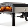 EchoSmile 12 inch Gas Outdoor Pizza Oven Black Propane 950F Fast Cook-0
