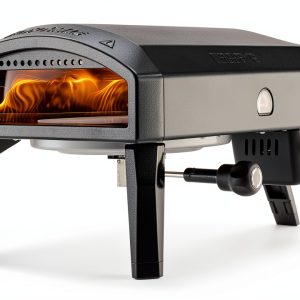 EchoSmile 12 inch Gas Outdoor Pizza Oven Black Propane 950F Fast Cook-0