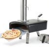 Outdoor Pizza Oven Mimiuo 12 inch Portable Wood Charcoal Oven-6