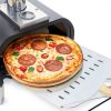 SizzleDelite 12" Wood Pellet Pizza Oven, Portable Stainless Steel-2