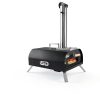 SizzleDelite 12" Wood Pellet Pizza Oven, Portable Stainless Steel-1